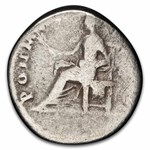 Roman Empire AR Denarius Vespasian (69-79 AD) Fine (Random Coin)