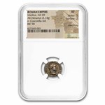 Roman Empire AR Denarius Vitellius (69 AD) XF NGC (RIC I 90) 5/2
