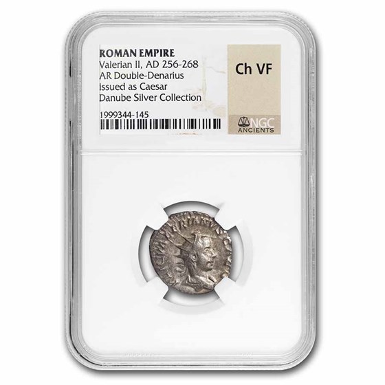 Roman Empire AR Double Denarius Volusian (251-253 AD) Ch VF NGC Roman Empire AR Double Denarius Volusian (251-253 AD) Ch VF NGC