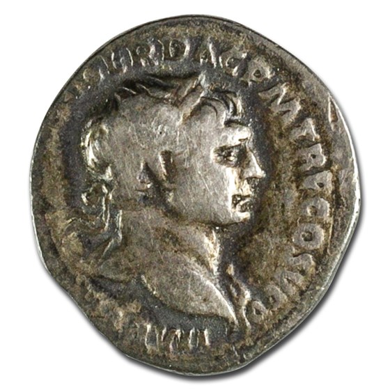 Roman Empire AR Quinarius Trajan (98-117 AD) Ch VF Roman Empire AR Quinarius Trajan (98-117 AD) Ch VF