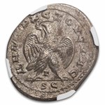 Roman Empire AR Tetradrachm Volusian (251-253 AD) AU NGC