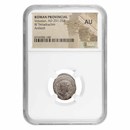 Roman Empire AR Tetradrachm Volusian (251-253 AD) AU NGC