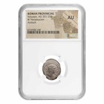 Roman Empire AR Tetradrachm Volusian (251-253 AD) AU NGC