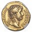 Roman Empire AV Aureus Hadrian (117-138 AD) VF NGC (RIC 186c)