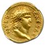 Roman Empire AV Aureus Nero (54-68 AD) AU NGC (RIC I 46)