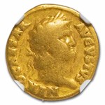 Roman Empire AV Aureus Nero (54-68 AD) VG NGC (RIC I 52, 5/3)