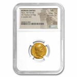 Roman Empire AV Aureus Nero (54-68 AD) VG NGC (RIC I 52, 5/3)