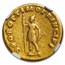 Roman Empire AV Aureus Trajan 98-117 AD Fine NGC