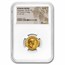 Roman Empire AV Aureus Vespasian 69-79 AD Ch Fine NGC RIC II 1311