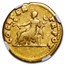 Roman Empire AV Aureus Vespasian 69-79 AD Ch Fine NGC RIC II 1311