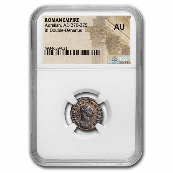 Roman Empire Bi Aurelianianus Aurelian 270-275 AU NGC (RIC V 276) Roman Empire Bi Aurelianianus Aurelian 270-275 AU NGC (RIC V 276)