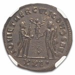 Roman Empire BI Aurelianianus Constantius I (305-306 AD) AU NGC