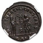 Roman Empire BI Aurelianianus Constantius I (305-306 AD) XF NGC
