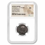 Roman Empire BI Aurelianianus Constantius I (305-306 AD) XF NGC