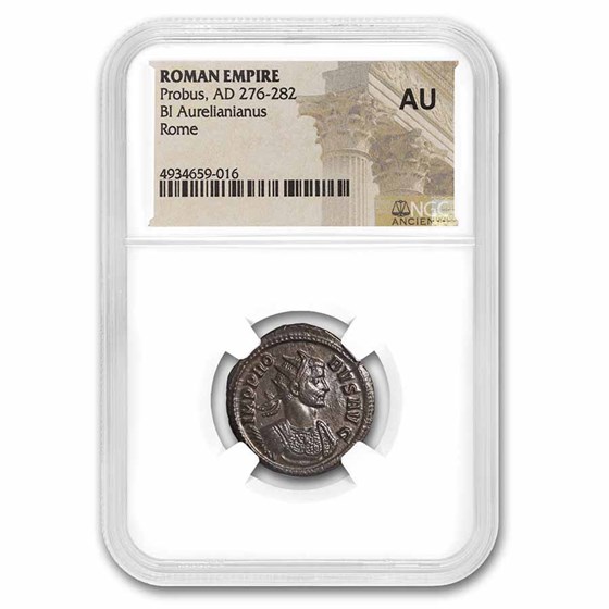 Roman Empire Bi AurelianianusProbus 276-82 AD AU NGC (RIC V 157) Roman Empire Bi AurelianianusProbus 276-82 AD AU NGC (RIC V 157)