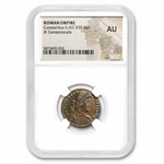 Roman Empire BI Centenionalis Constantius II (337-361 AD) AU NGC
