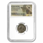 Roman Empire BI Dbl Denarius Valerian II (256-258 AD) VF NGC