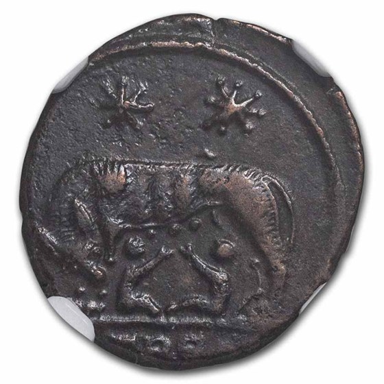 Roman Empire BI Nummus Urbs Roma(330-340 AD) XF NGC (Epfig Hoard)