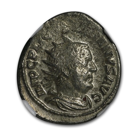 Roman Empire Dbl Denarius Emperor Valerian I (253-260 AD) VF NGC Roman Empire Dbl Denarius Emperor Valerian I (253-260 AD) VF NGC