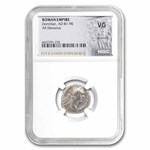 Roman Empire Denarius Domitian (81-96 AD) VG NGC (Random Coin)
