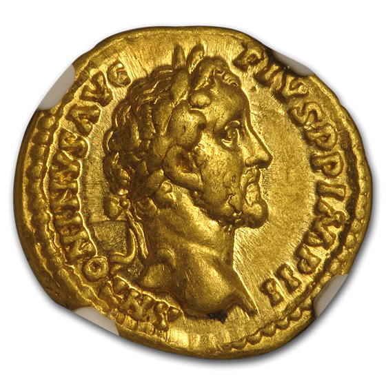 Buy Roman Empire Gold Aureus Antoninus Pius (138-161 AD) XF NGC Coin ...