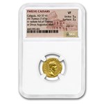 Roman Empire Gold Aureus Emperor Caligula (37-41 AD) VF NGC