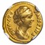 Roman Empire Gold Aureus Faustina Sr. (138-140/1 AD) Ch VF NGC