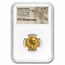 Roman Empire Gold Aureus Faustina Sr. (138-140/1 AD) Ch VF NGC