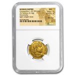 Roman Empire Gold Solidus Emp. Constantine I (307-337 AD) AU NGC