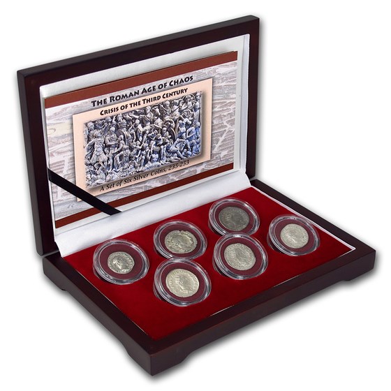 Roman Empire Silver 6-Coin Collection The Age of Chaos Roman Empire Silver 6-Coin Collection The Age of Chaos
