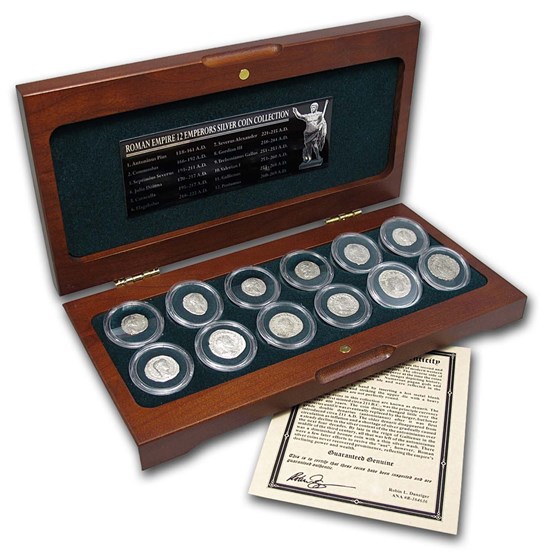 Roman Empire Silver Denarii 12 Emperor Collection Roman Empire Silver Denarii 12 Emperor Collection