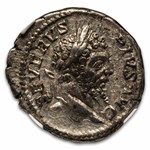 Roman Empire Silver Denarius Severus (193-211 AD) XF NGC