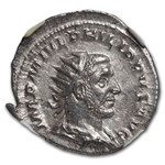 Roman Empire Silver Double Denarius Philip I (244-249 AD) XF NGC