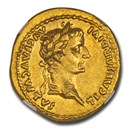 Roman Gold Aureus Emp. Tiberius (14-37 AD) AU NGC (Tribute Penny) Roman Gold Aureus Emp. Tiberius (14-37 AD) AU NGC (Tribute Penny)