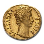 Roman Gold Aureus Emperor Augustus (27 BC-AD 14) VF NGC