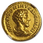 Roman Gold Aureus Emperor Marcus Aurelius (161-180 AD) XF NGC