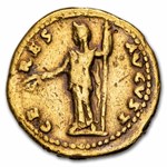Roman Gold Aureus Emperor Titus (79-81 AD) Ch F (RIC II 973)