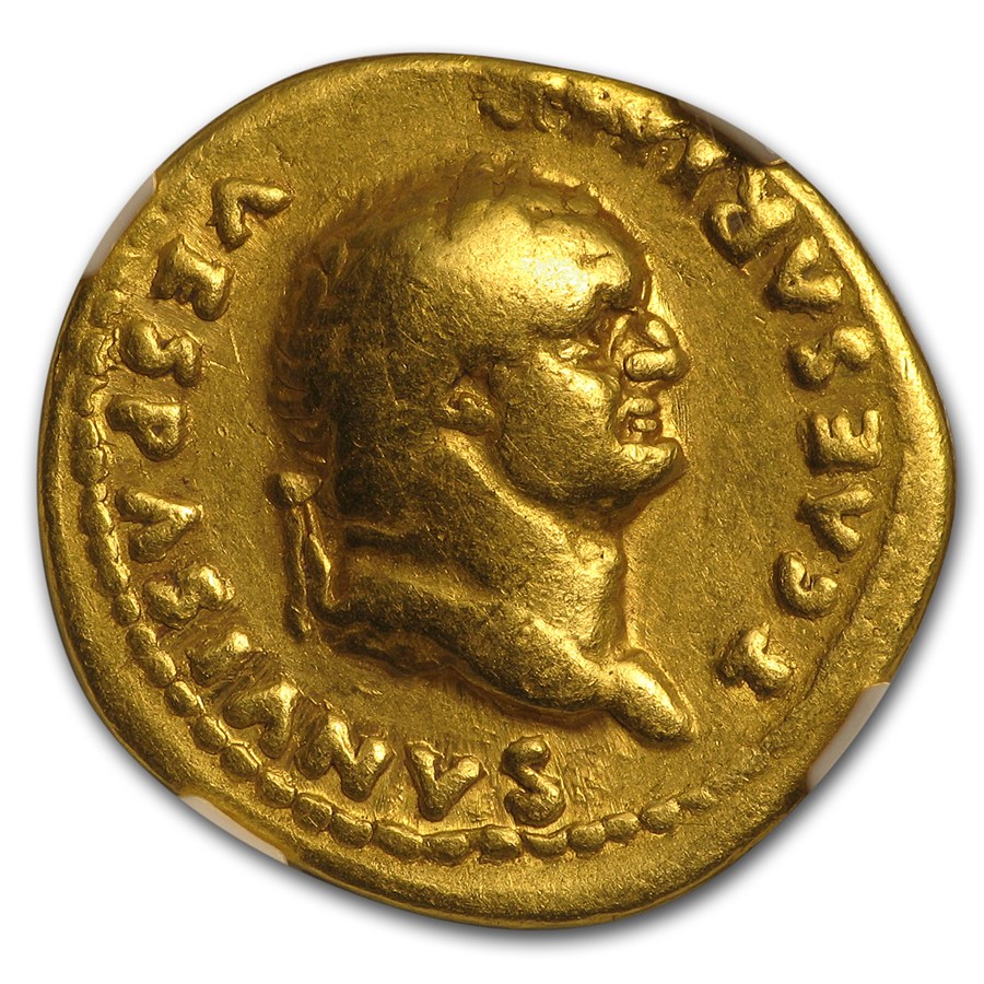 Buy Roman Gold Aureus Emperor Titus (79-81 AD) Fine NGC | APMEX