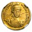 Roman Gold Solidus Emp. Constantius II (337-361 AD) Fine NGC
