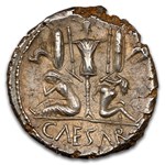 Roman Imp. AR Denarius Julius Caesar (44 BC) Ch AU NGC (Cr-468/1)