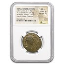 Roman Imperat. AE Dupondius Julius Caesar (44 BC) XF* NGC (4/5)