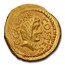 Roman Imperator. AV Aureus Julius Caesar (46 BC) Ch XF NGC (4/4)