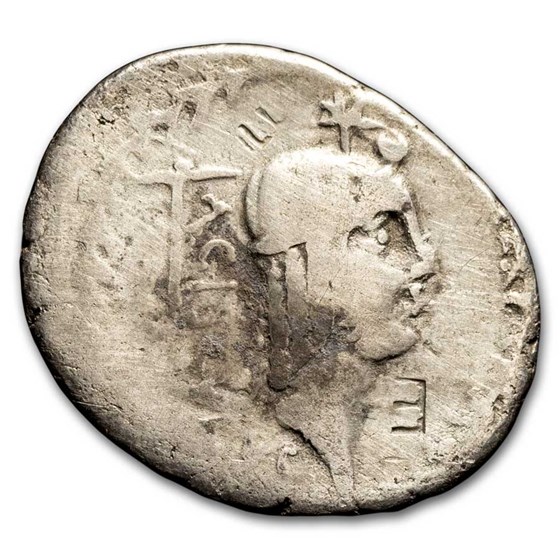 Roman Imperatorial AR Denarius L. Val Acis. 48 BC Fine Cr-474/2b Roman Imperatorial AR Denarius L. Val Acis. 48 BC Fine Cr-474/2b