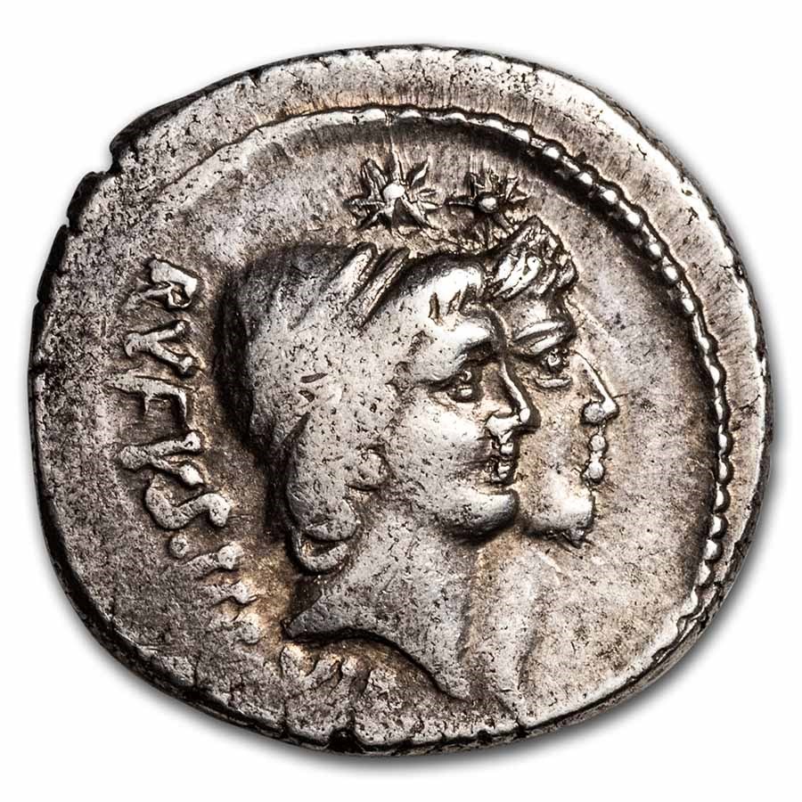 Buy Roman Imperatorial Silver Denarius Manius Cordius Rufus (46 BC ...