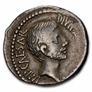 Roman Imperatorial Denarius Octavian (37 BC) VF (Cr-538/1)