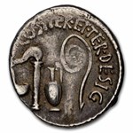 Roman Imperatorial Denarius Octavian (37 BC) VF (Cr-538/1)