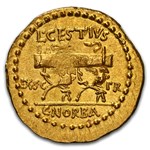 Roman Imperatorial Gold Aureus Cestius & Norbanus (43 BC) AU NGC