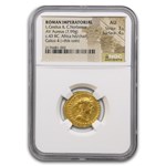 Roman Imperatorial Gold Aureus Cestius & Norbanus (43 BC) AU NGC