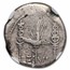Roman Imperatorial Plated Denarius M Antony Leg VI (30 BC) VF NGC