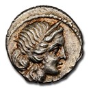 Roman Imperatorial Silver Denarius Julius Caesar (44 BC) AU NGC